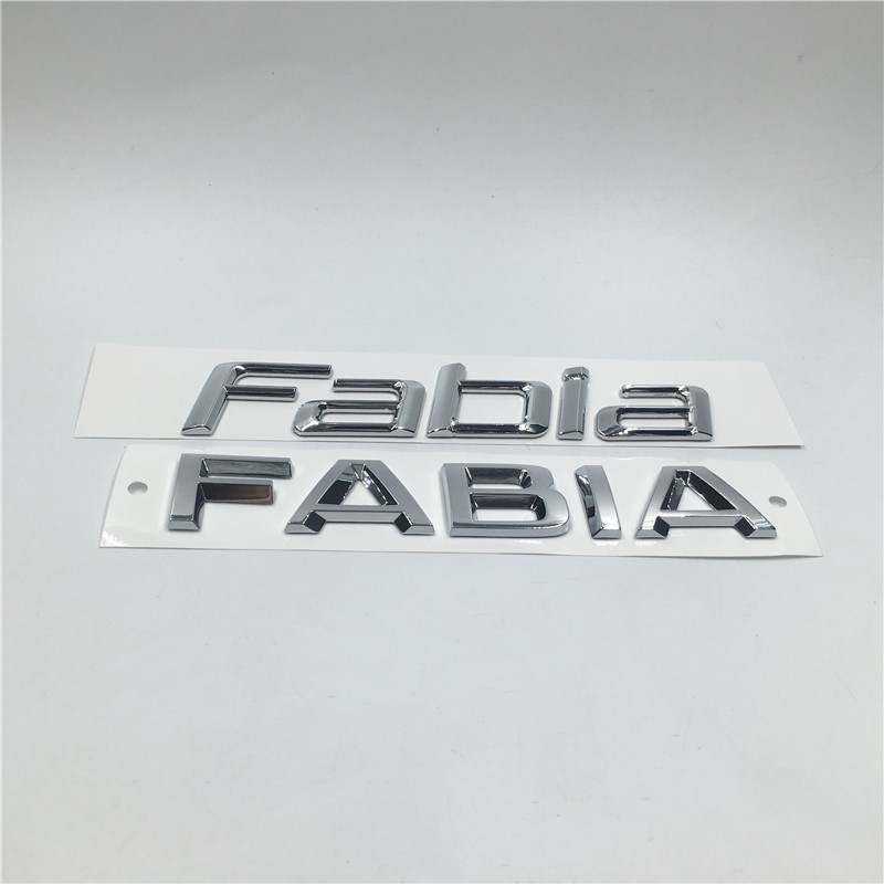 3D Silver For Fabia Lettering Emblem For Skoda Fabia Rear Trunk Badge Nameplate Sticker, Abs
3D Silver For Fabia Lettering Emblem For Skoda Fabia Rear Trunk Badge Nameplate Sticker, Abs