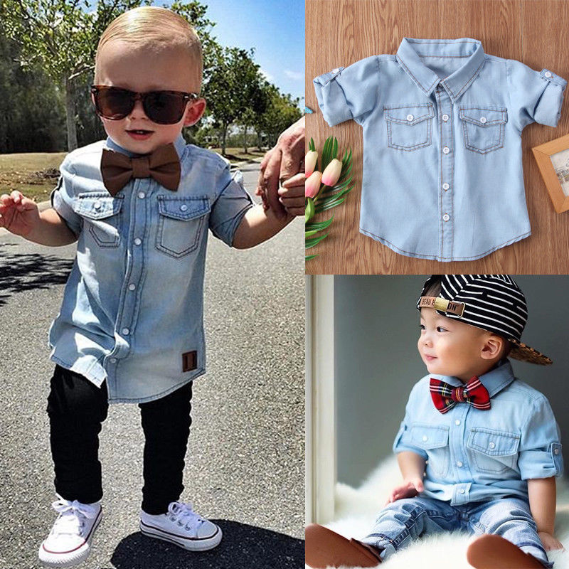Fashion Cute Toddler Kids Baby Infant Boys Girls Denim Coat shirt Tops Clothes Blouses Shirts, As picture
Fashion Cute Toddler Kids Baby Infant Boys Girls Denim Coat shirt Tops Clothes Blouses Shirts, As picture