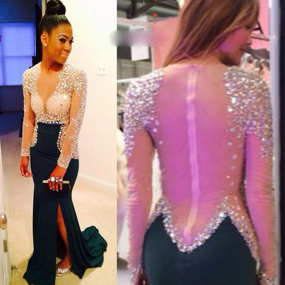 lllusion Women African Evening Dresses Long Sleeve Prom Dress Rhinestones Backless Evening Party Gowns Mermaid Split, Light purple
lllusion Women African Evening Dresses Long Sleeve Prom Dress Rhinestones Backless Evening Party Gowns Mermaid Split, Light purple