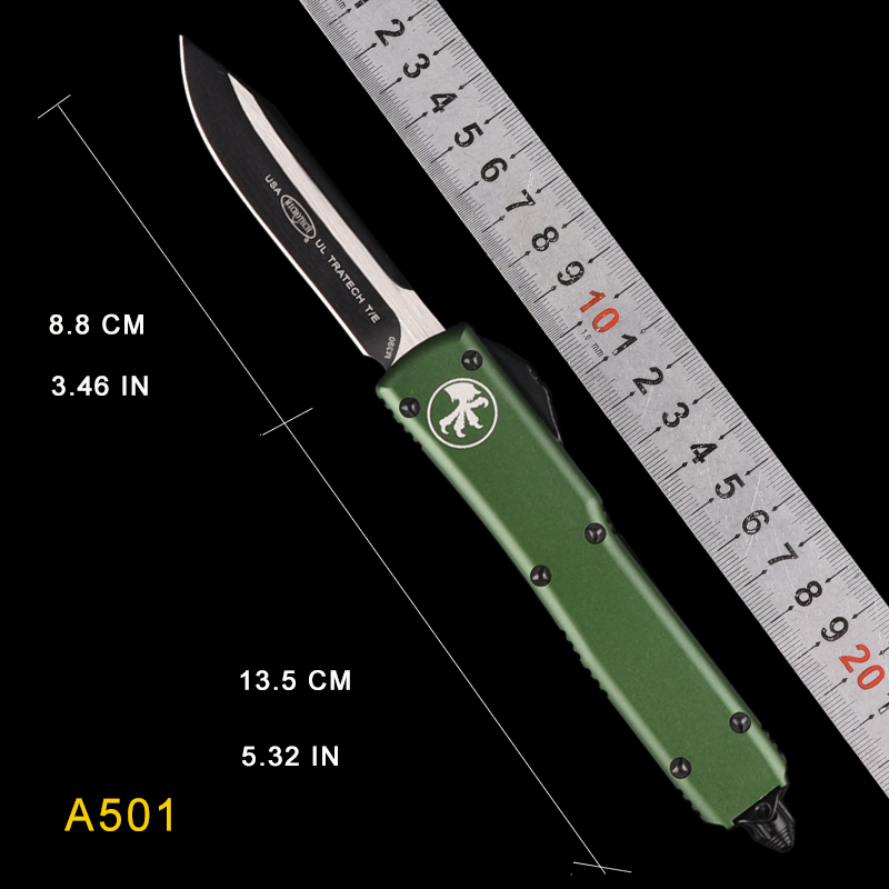 UTX FOLDING KNIFE MICOR KNIVES TECH DOUBLE action tactical KNIFES GREEN HANDLE BLACK COATING BLADE S35VN D2 pocket edc TOOL serrated edge wood saw
UTX FOLDING KNIFE MICOR KNIVES TECH DOUBLE action tactical KNIFES GREEN HANDLE BLACK COATING BLADE S35VN D2 pocket edc TOOL serrated edge wood saw