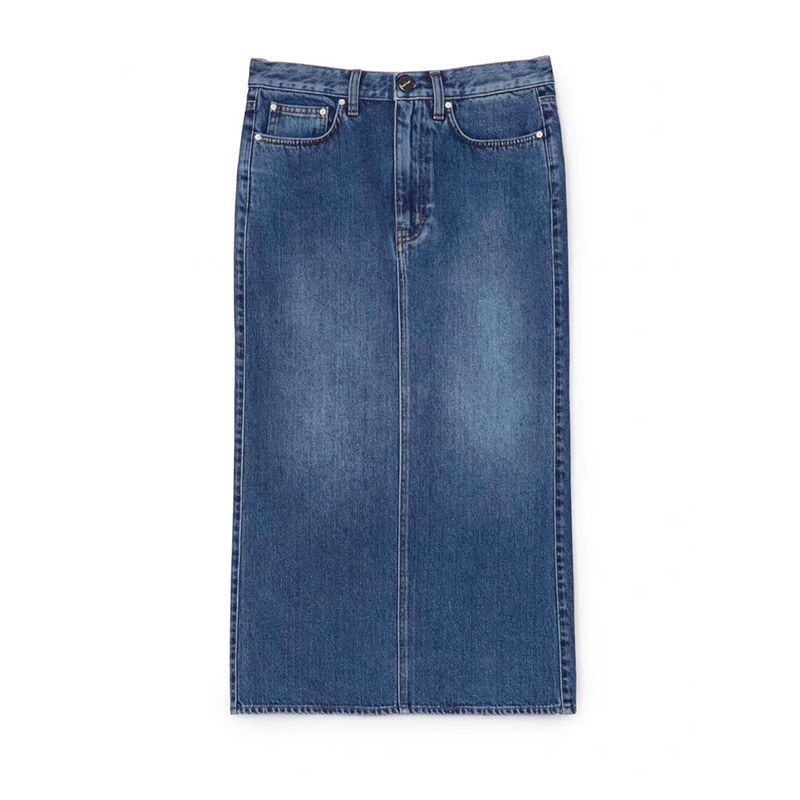 Autumn Women's Midi Skirt Simple Back split denim skirts office work clothing casual
Autumn Women's Midi Skirt Simple Back split denim skirts office work clothing casual