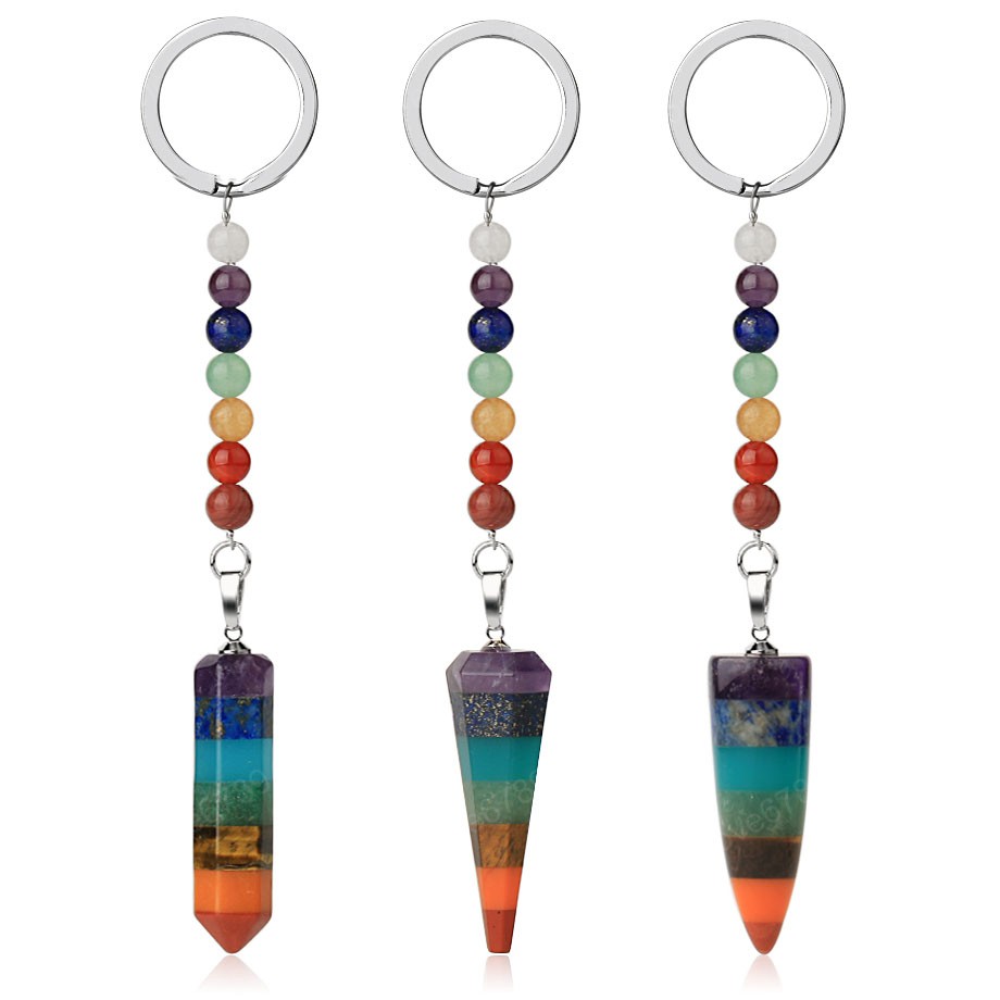 Keychain Ring Key Chain for Car Bag Accessories Reiki Yoga 7 Chakra Healing Natural Stone Women Men Decoration Gift
Keychain Ring Key Chain for Car Bag Accessories Reiki Yoga 7 Chakra Healing Natural Stone Women Men Decoration Gift