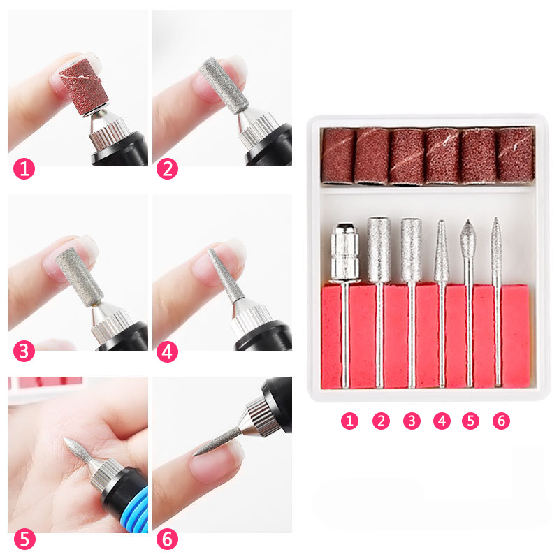 EU US plug 1 set professional electric nail boring machine manicure machine nail file drill tool new pedicure tool