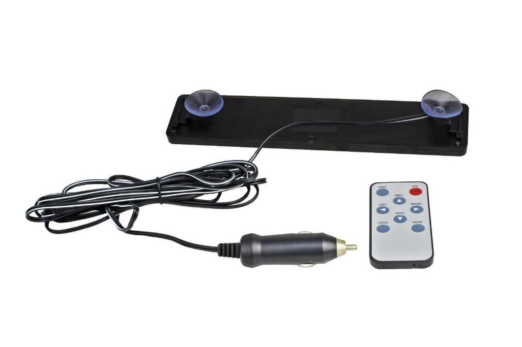 New Blue 12V Car LED Programmable Message Sign Scrolling Display Board With Remote LED display