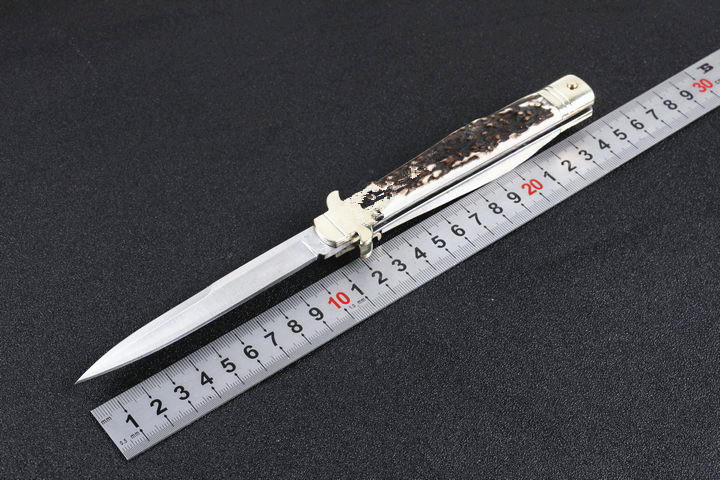 Solingen bone Antlers handle Folding blade Tactical knife with Gift box 9 inches/11 inches Camping tactics Pocket knife Survival knife tool
Solingen bone Antlers handle Folding blade Tactical knife with Gift box 9 inches/11 inches Camping tactics Pocket knife Survival knife tool