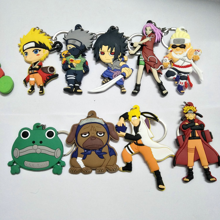 12 styles Hot Spot Naruto Keychain Naruto Key Ring Kakashizzo Help Pendant Double-sided Soft Plastic Promotional Gifts Wholesale
12 styles Hot Spot Naruto Keychain Naruto Key Ring Kakashizzo Help Pendant Double-sided Soft Plastic Promotional Gifts Wholesale