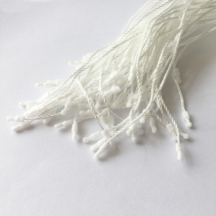 wholesale White hangtag string 250pcs notions common use clothes tags for clothing and jeans