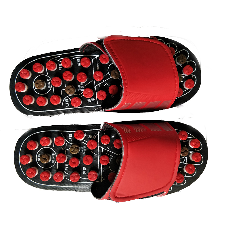 Gossip Rotating Shoes Sandal Reflex Massage Slippers Acupuncture Foot Healthy Acupoints Therapy Spring Massage Shoes Relaxers