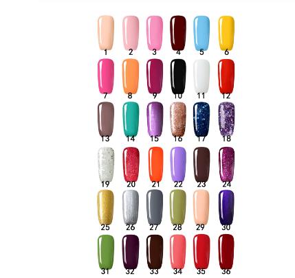 Nail Set 24W UV LED Lamp Dryer With 0/6/10/24 PCS Polish Kit Soak Off Manicure Set Gel Nail Polish For Nail Art Tools
