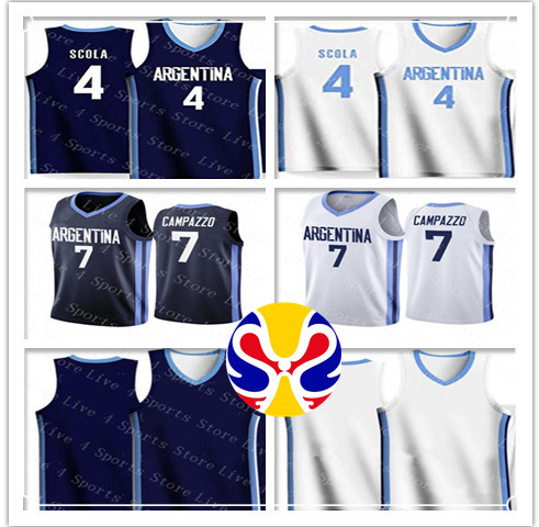 Argentina 2019 Basketball World Cup Jerseys 4 Luis SCOLA 29 Patricio GARINO 7 Facundo CAMPAZZO 14 Gabriel DECK 8 Nicolas LAPROVITTOLA Print, White
Argentina 2019 Basketball World Cup Jerseys 4 Luis SCOLA 29 Patricio GARINO 7 Facundo CAMPAZZO 14 Gabriel DECK 8 Nicolas LAPROVITTOLA Print, White