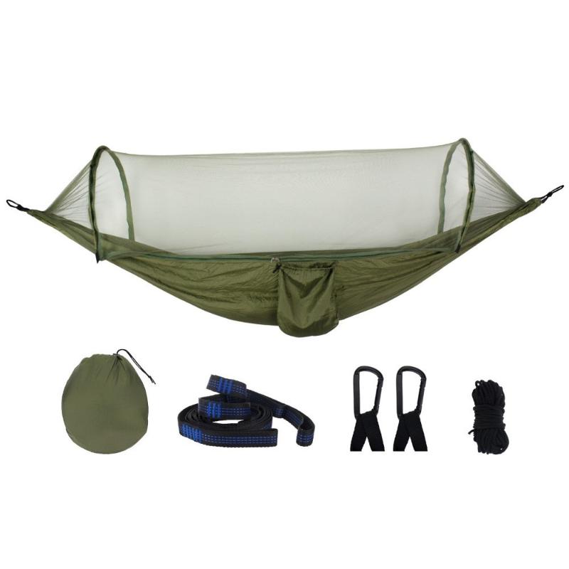 Army Green Quick Open Hammock Anti-mosquito Outdoor Camping Hanging Chair Portable Large Sleeping Hammock
Army Green Quick Open Hammock Anti-mosquito Outdoor Camping Hanging Chair Portable Large Sleeping Hammock