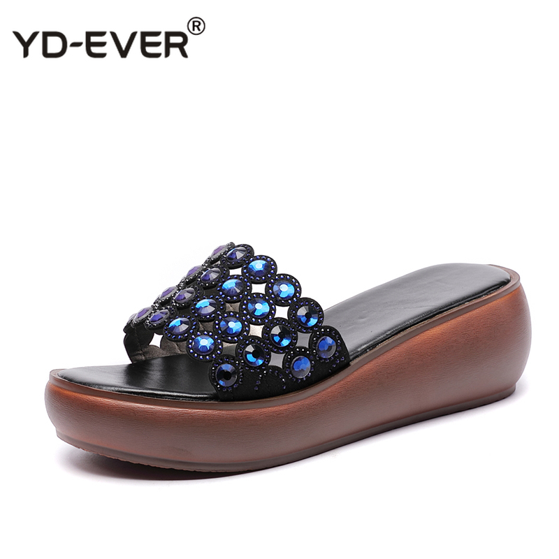 Women Summer Slippers Casual Shoes Genuine Leather Wedges Platform Slippers Women Sandals Rhinestone Slides, 172 red
Women Summer Slippers Casual Shoes Genuine Leather Wedges Platform Slippers Women Sandals Rhinestone Slides, 172 red