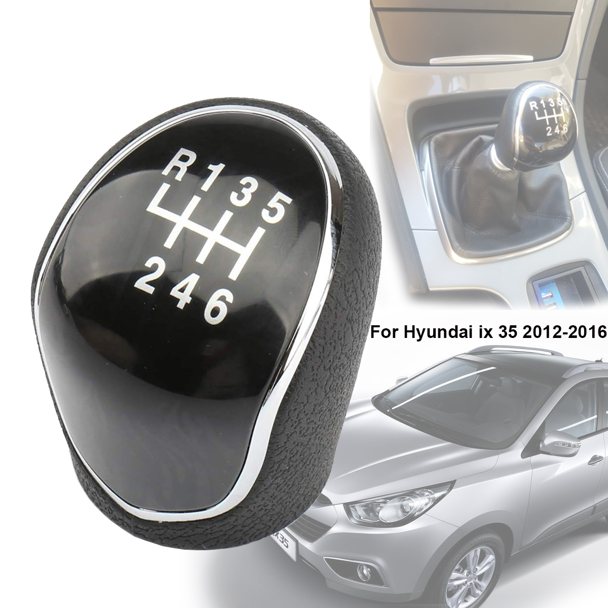 6 Speed Car Gear Knob Manual Shifter Lever Stick Head Handball For Hyundai IX35 ix 35 2012-2016
6 Speed Car Gear Knob Manual Shifter Lever Stick Head Handball For Hyundai IX35 ix 35 2012-2016