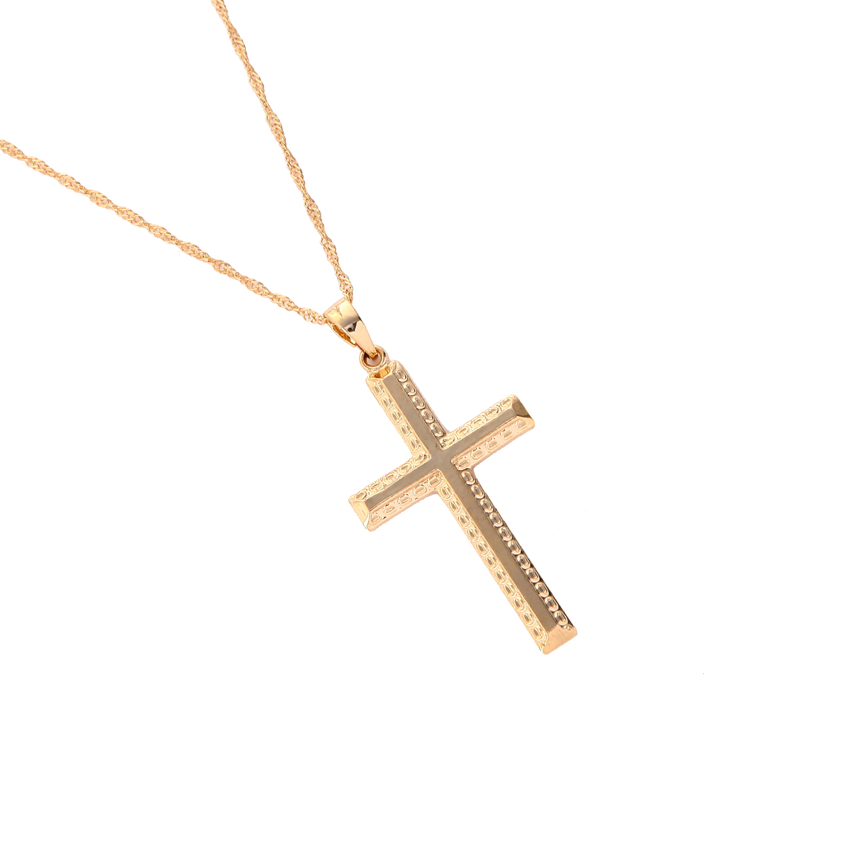 Fashion Simple Cross Necklace Jesus Piece Pendant Gold Color Brass Men Chain Ethiopian Jewelry Christmas Gifts, Silver
Fashion Simple Cross Necklace Jesus Piece Pendant Gold Color Brass Men Chain Ethiopian Jewelry Christmas Gifts, Silver