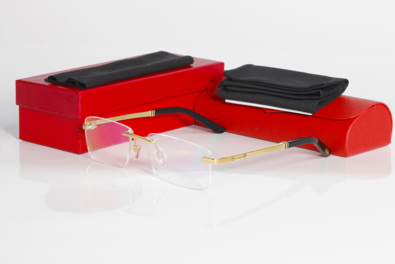 High Quality Plain Eyeglasses Famous Designer Eyeware Clear Mirrors Goggles Metal Ultralight Fashion Classical Oculus Lunette Glasses
High Quality Plain Eyeglasses Famous Designer Eyeware Clear Mirrors Goggles Metal Ultralight Fashion Classical Oculus Lunette Glasses