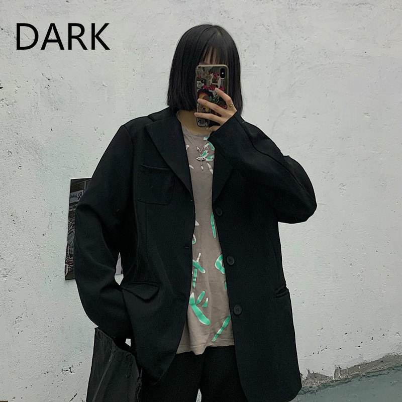 2020 new Korean spring and autumn suit jacket female tide casual net red small suit Harajuku style spring jacket female tide, Black
2020 new Korean spring and autumn suit jacket female tide casual net red small suit Harajuku style spring jacket female tide, Black