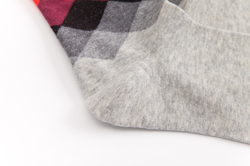 10 Pairs/lot Men's Funny Colorful Combed Cotton Socks Red Argyle Pack Casual Happy Socks Dress Wedding Socks Plus Size Eur 41-46Q190401