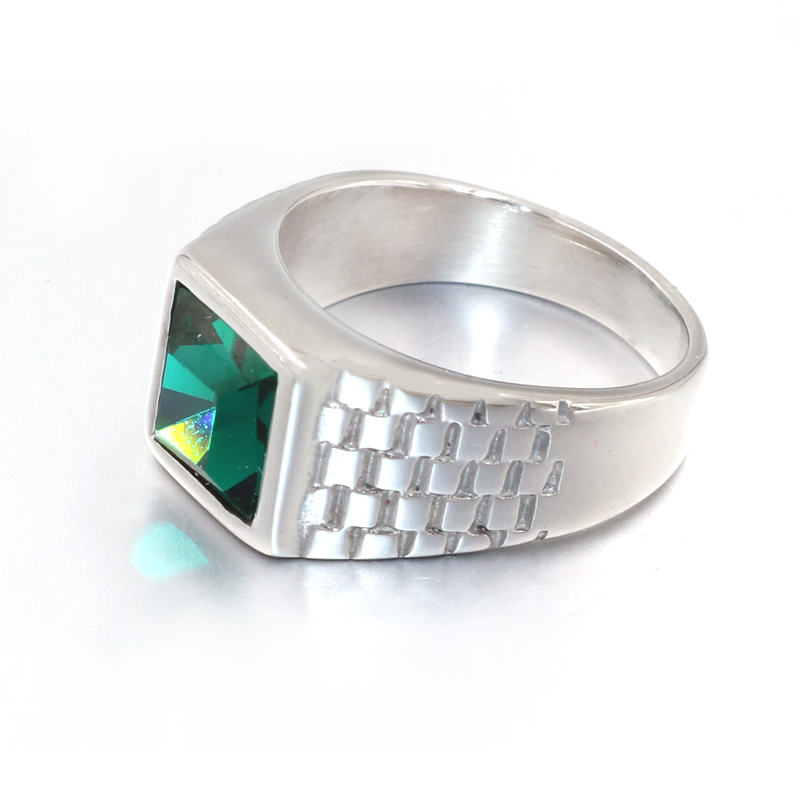 Factory Wholesale Hot Fashion Simple Glossy 316L Stainless Steel Green Stone Rings for Men Women 2019 jewelry wholesale Party Gift
Factory Wholesale Hot Fashion Simple Glossy 316L Stainless Steel Green Stone Rings for Men Women 2019 jewelry wholesale Party Gift