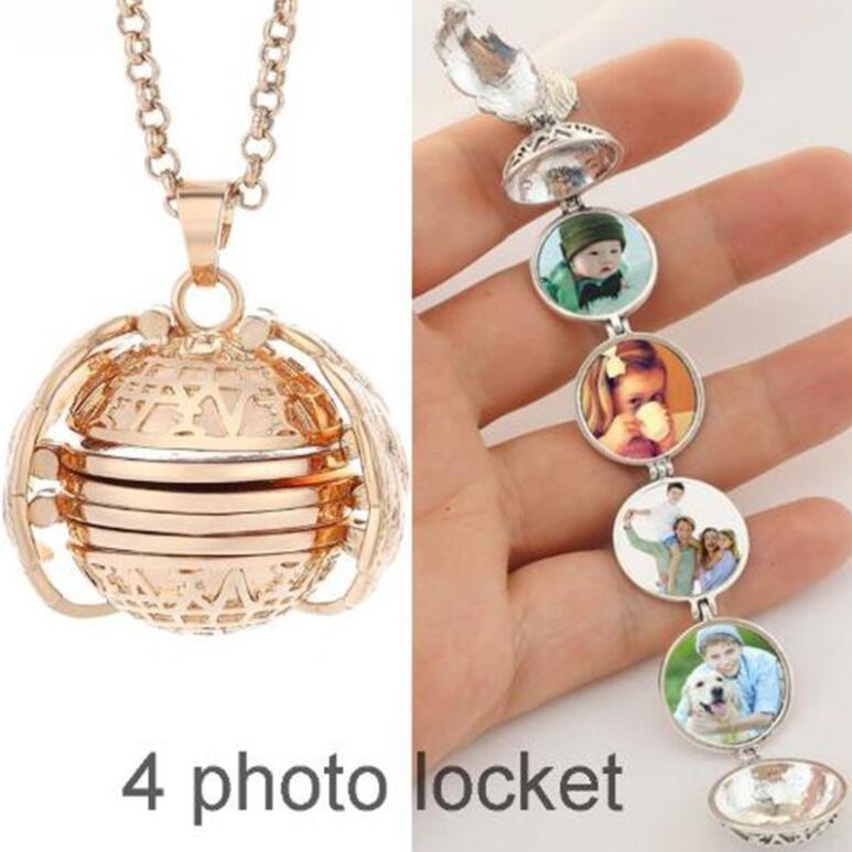Magic 4 Photo Pendant Memory Floating Locket Necklace Angel Wings Flash Box Fashion Album Box Folding necklace 6 Colors
Magic 4 Photo Pendant Memory Floating Locket Necklace Angel Wings Flash Box Fashion Album Box Folding necklace 6 Colors