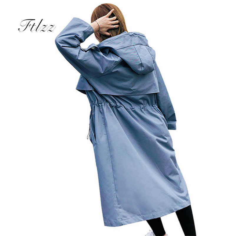 Women Vintage Windbreaker 2018 New Spring Autumn Double-breasted Hooded Long Trench Coats Casaco Feminino Female Plus Size Coats
Women Vintage Windbreaker 2018 New Spring Autumn Double-breasted Hooded Long Trench Coats Casaco Feminino Female Plus Size Coats
