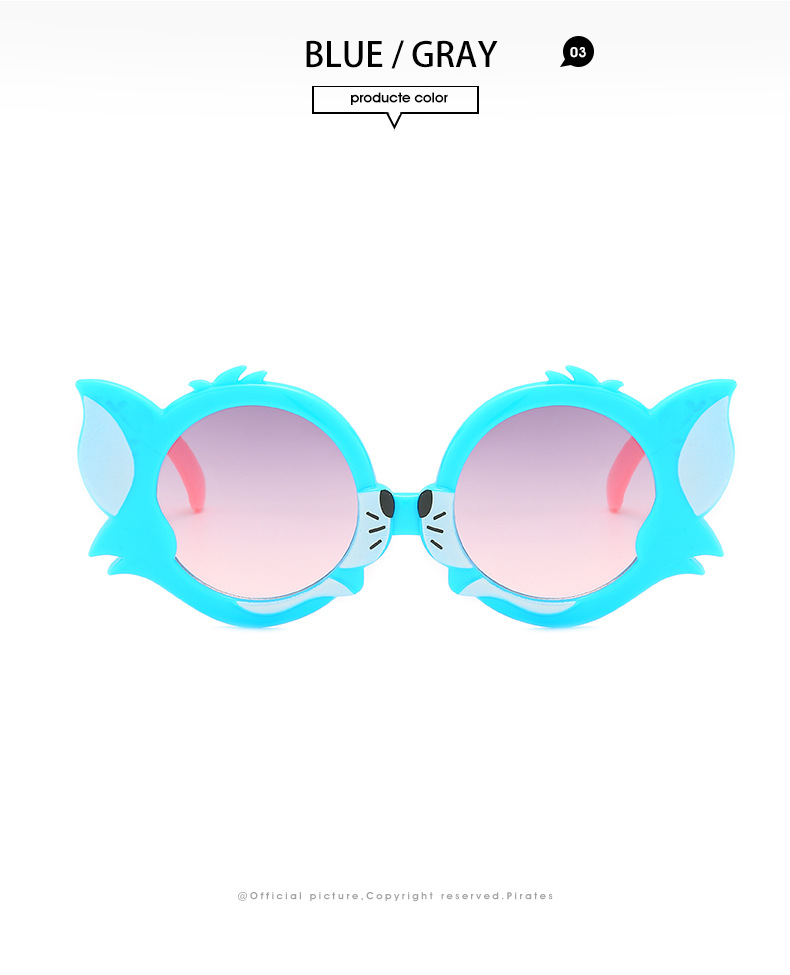 Kids Sunglasses Boy Girl T o m Cat Children Sunglasses Cute Eyeglasses Frame Child Eyewear Summer Beach 61008
Kids Sunglasses Boy Girl T o m Cat Children Sunglasses Cute Eyeglasses Frame Child Eyewear Summer Beach 61008