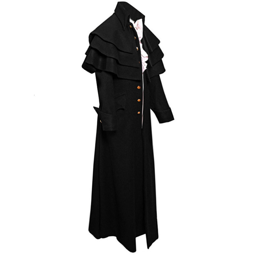 Men Victorian Costume Black Tuxedo Fashion Tailcoat Gothic Steampunk Trench Jacket Coat Frock Outfit Dovetail Uniform For Adult
Men Victorian Costume Black Tuxedo Fashion Tailcoat Gothic Steampunk Trench Jacket Coat Frock Outfit Dovetail Uniform For Adult