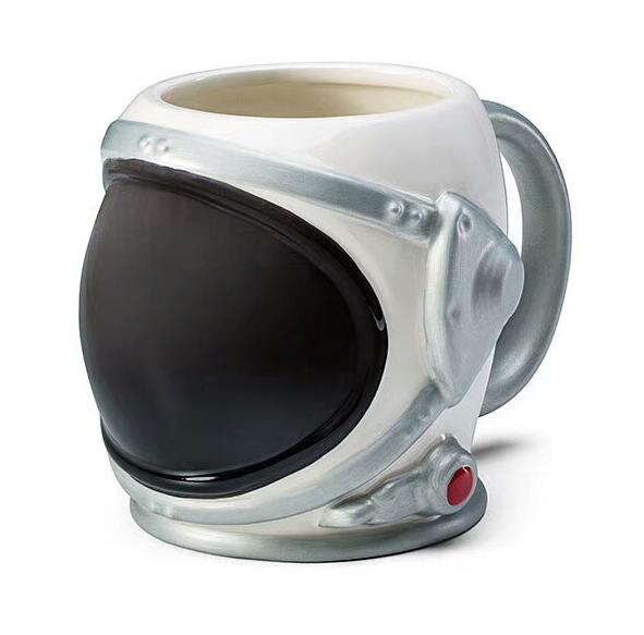 Mugs Astronaut Porcelain Mug Cup Coffee Creative Ceramic Gold Silver Black 20oz