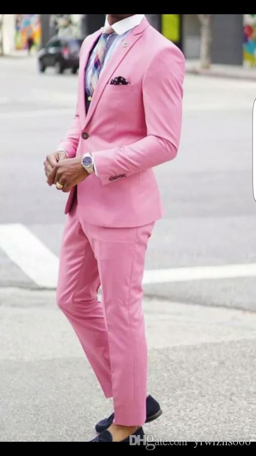 Pink Wedding Tuxedos Slim Fit Suits For Men Groomsmen Suit Two Pieces Cheap Prom Formal Suits (Jacket+Pants+Tie) 176, Same as image
Pink Wedding Tuxedos Slim Fit Suits For Men Groomsmen Suit Two Pieces Cheap Prom Formal Suits (Jacket+Pants+Tie) 176, Same as image