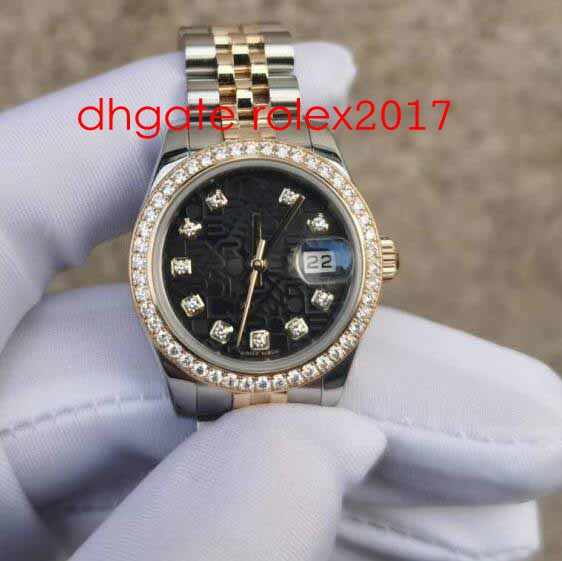 Luxury Watch Lady 26mm Datejust Two Tone 179383 Gold Diamond Dial Bezel President Mechanical Asia 2813 Automatic Ladies Women Watch, Black
Luxury Watch Lady 26mm Datejust Two Tone 179383 Gold Diamond Dial Bezel President Mechanical Asia 2813 Automatic Ladies Women Watch, Black