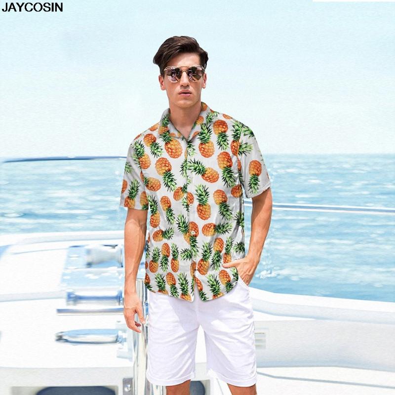 KLV 2020 new Summer Mens Shirts Hawaiian Fashion Printed Loose Short Sleeve Buttons Casual Tops And Blouse Chemise Hawaiienne, White
KLV 2020 new Summer Mens Shirts Hawaiian Fashion Printed Loose Short Sleeve Buttons Casual Tops And Blouse Chemise Hawaiienne, White