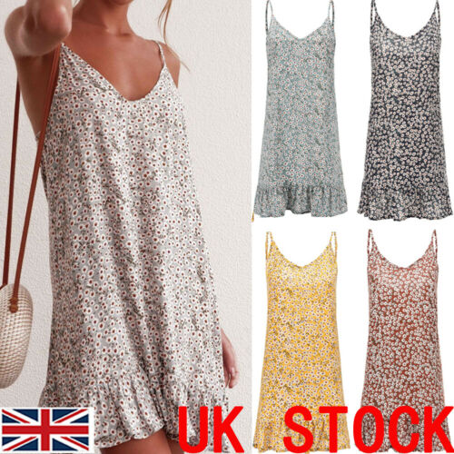 Women Dress Sleeveless Strappy Boho Floral Mini Dresses 2019 Summer Beach Sundress New Fashion Casual Thin Beach Party vestidos
Women Dress Sleeveless Strappy Boho Floral Mini Dresses 2019 Summer Beach Sundress New Fashion Casual Thin Beach Party vestidos