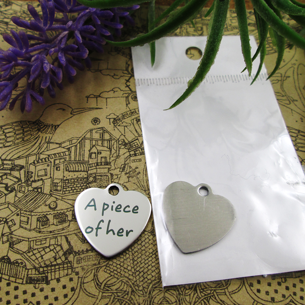 40pcs--"A piece of her"stainless steel charms more style for choosing DIY Charms pendants for necklace
40pcs--"A piece of her"stainless steel charms more style for choosing DIY Charms pendants for necklace