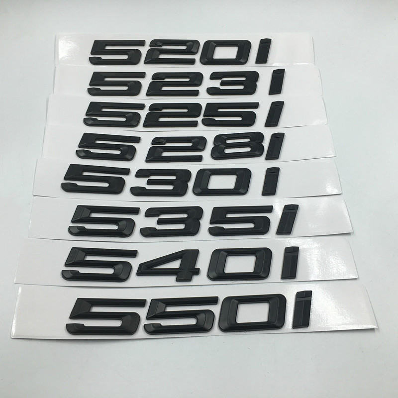 ABS 520i 523i 525i 528i 530i 535i 540i 550i Trunk Lid Rear Emblems Badge Black Letters For BMW 5-Series E60 E61 F11 Emblem
ABS 520i 523i 525i 528i 530i 535i 540i 550i Trunk Lid Rear Emblems Badge Black Letters For BMW 5-Series E60 E61 F11 Emblem
