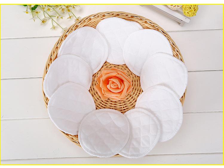 3 Layer Soft Absorbent Nursing Pads Washable Reusable Cotton Pads Breastfeeding Liners Breast Pad for Maternity Nursing