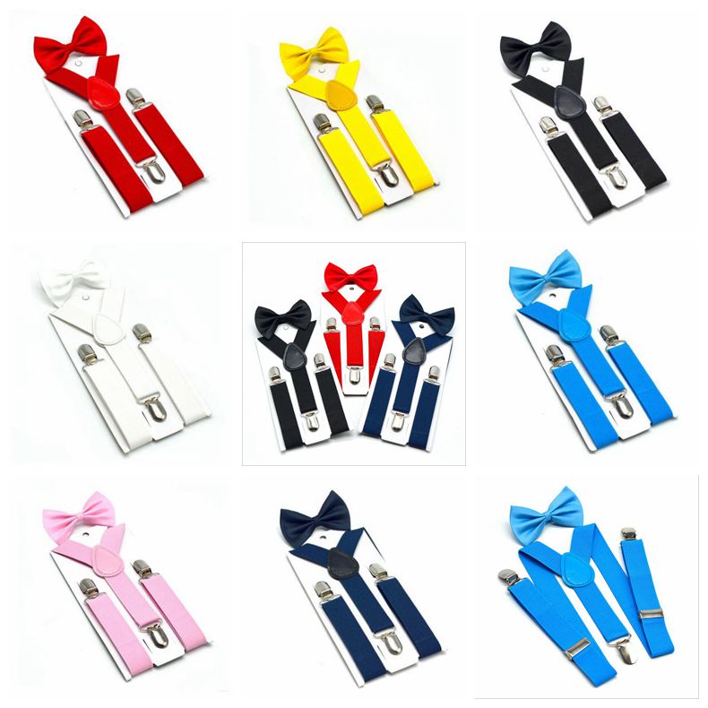 Kids Suspenders Bow Tie Set Boys Girls Braces Elastic Y-Suspenders with Bow Tie Fashion Belt Children Baby Retro Strap Clip Y-back PY1445, Remark your choice
Kids Suspenders Bow Tie Set Boys Girls Braces Elastic Y-Suspenders with Bow Tie Fashion Belt Children Baby Retro Strap Clip Y-back PY1445, Remark your choice