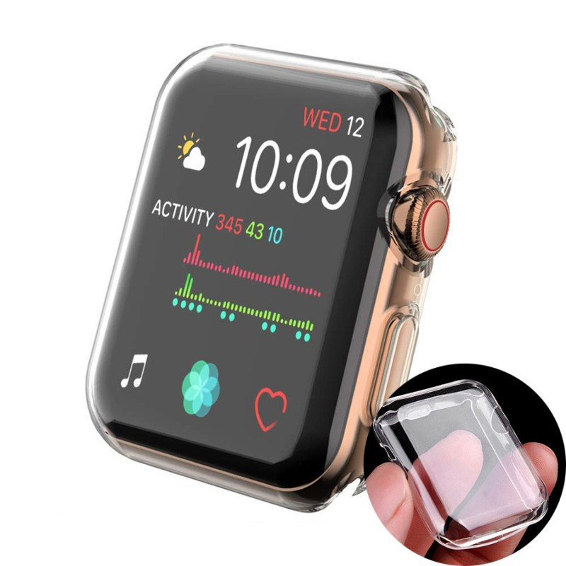 360 Full Body Transparent Clear Soft TPU Front Screen Protector Case For Apple Watch Series 3 2 1 38MM 42MM iWatch 45 44MM 40MM377