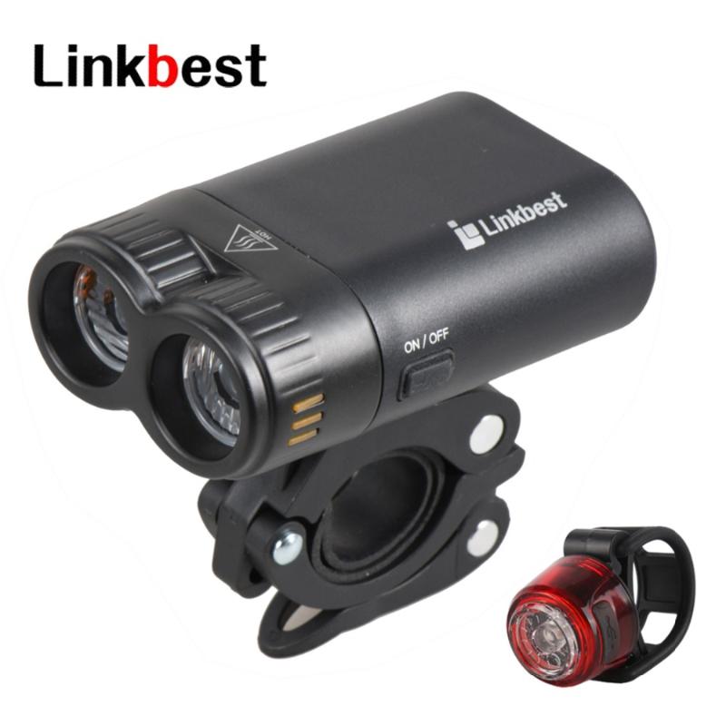 Linkbest 500 Lumen USB Rechargeable Bike Light set Anti-glare safety-Near/far light-Cross light- 3000mAh Battery-Fits ALL Bikes
Linkbest 500 Lumen USB Rechargeable Bike Light set Anti-glare safety-Near/far light-Cross light- 3000mAh Battery-Fits ALL Bikes