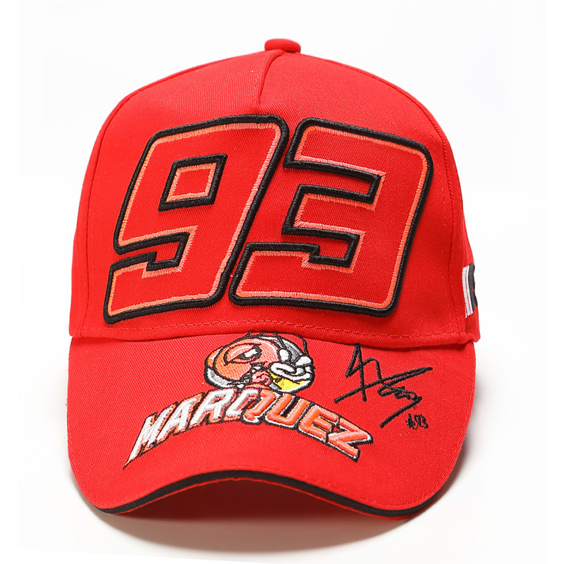 LA 2019 Foreign Trade Ants Embroidered 93 Hat Racing Cap Baseball Cap Duckbill Hat Moto. Gp Outdoor Sports mo tuo mao T200409