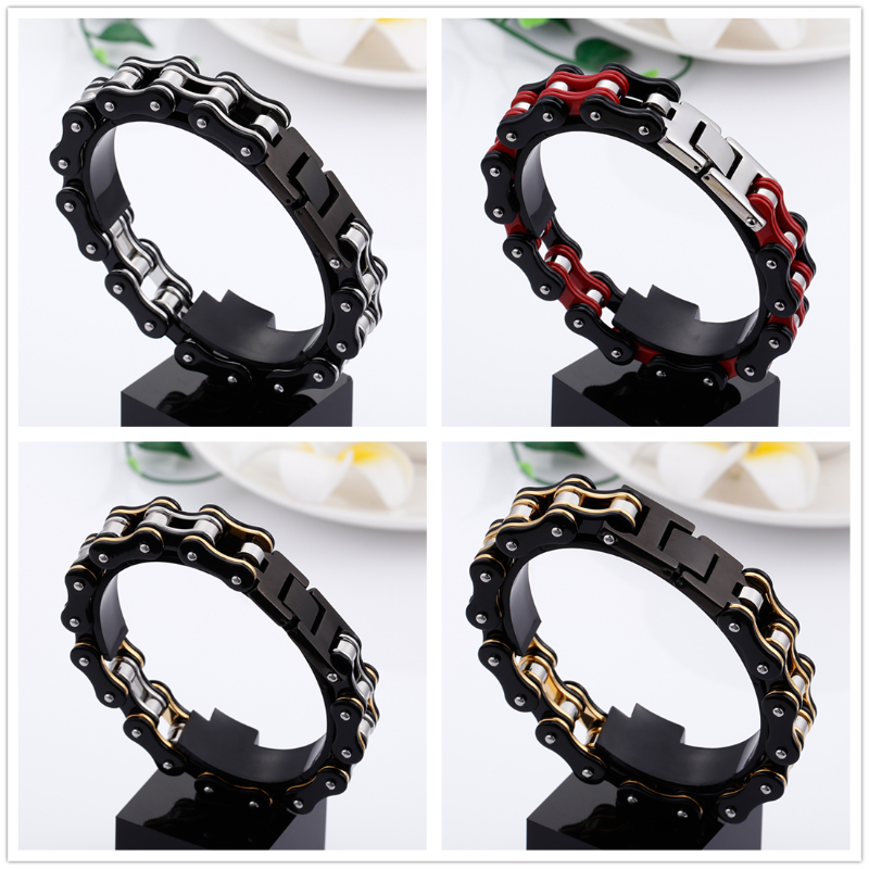 Link, Chain Punk Hip Hop Sale Rock Bracelet 316L Stainless Steel Biker Bicycle Link Men's Bangle 9.05inch 21mm Wide
Link, Chain Punk Hip Hop Sale Rock Bracelet 316L Stainless Steel Biker Bicycle Link Men's Bangle 9.05inch 21mm Wide