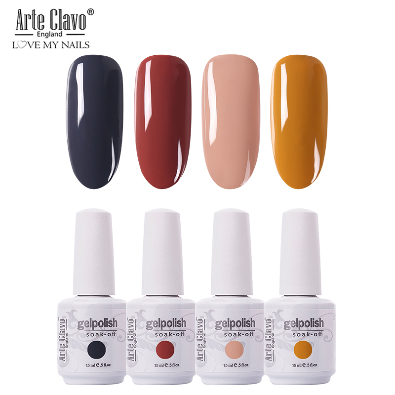 Arte Clavo 4pcs 15ml Nail Gel Polish Set All For Manicure Gel Varnish Base Top Coat Nail Polish Manicure Gels for Art Salon, Zh30
Arte Clavo 4pcs 15ml Nail Gel Polish Set All For Manicure Gel Varnish Base Top Coat Nail Polish Manicure Gels for Art Salon, Zh30