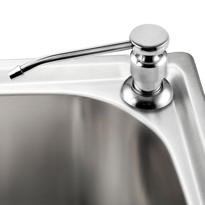 Kitchen Sink Soap Dispenser 304 stainless steel Built in Lotion Pump Plastic Bottle for Bathroom and Liquid Soap organize 250ml
Kitchen Sink Soap Dispenser 304 stainless steel Built in Lotion Pump Plastic Bottle for Bathroom and Liquid Soap organize 250ml