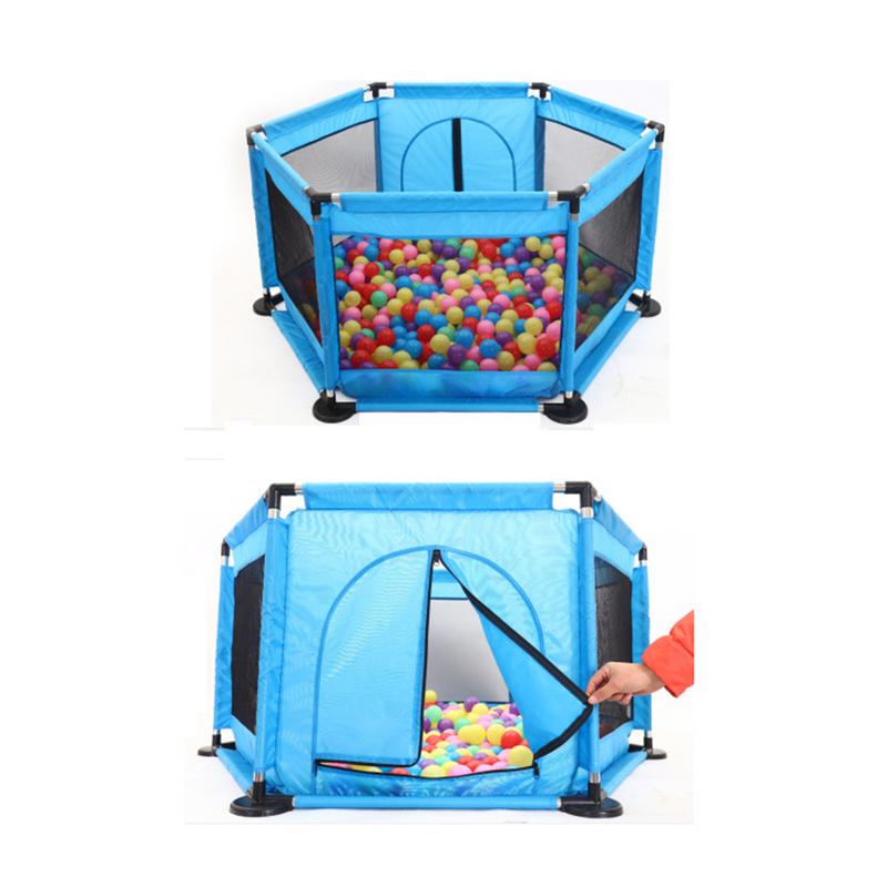 Children's Hexagonal Playpen Playard Toys Washable Ocean Ball Pool Set For Babies/Toddler/Newborn/Infant Safe Crawling