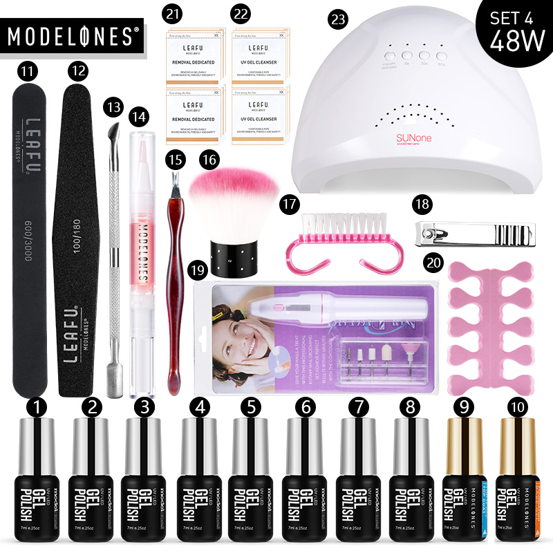 Modelones 36W/48W UV Lamp Nail Dryer Tools Set Soak Off UV Gel Polish Nail Art Hybrid Gel Lacquer Manicure Tools Set
Modelones 36W/48W UV Lamp Nail Dryer Tools Set Soak Off UV Gel Polish Nail Art Hybrid Gel Lacquer Manicure Tools Set