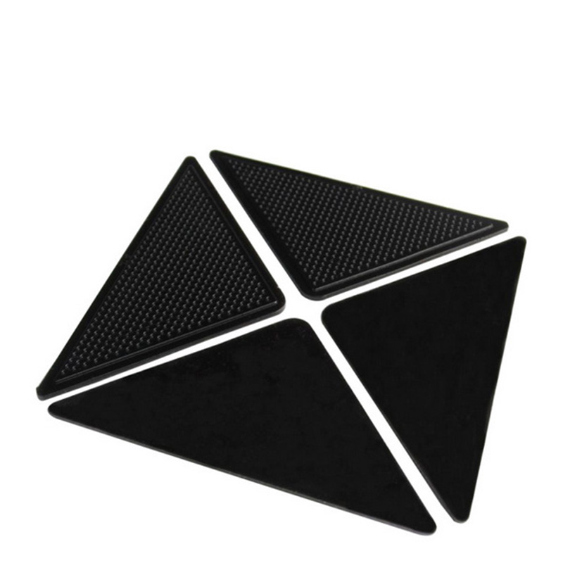 4pcs Carpet Stickers Non-slip Carpet Slip Sticky Triangle Rubber PU Household Carpets Mat Pad Hairy Rug Non-slip Mat Fixed, Black
4pcs Carpet Stickers Non-slip Carpet Slip Sticky Triangle Rubber PU Household Carpets Mat Pad Hairy Rug Non-slip Mat Fixed, Black