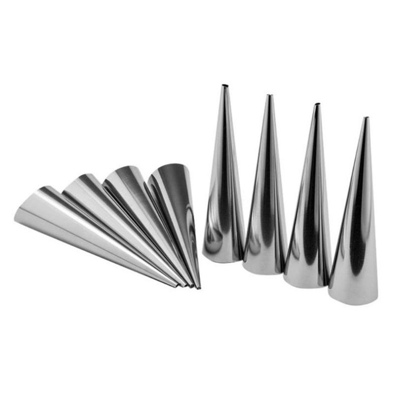 12pcs Cake Mold Roll Cream Restaurant Spiral Croissant Stainless Steel Conical Tube Pastry Tools Horn Bread Home
12pcs Cake Mold Roll Cream Restaurant Spiral Croissant Stainless Steel Conical Tube Pastry Tools Horn Bread Home