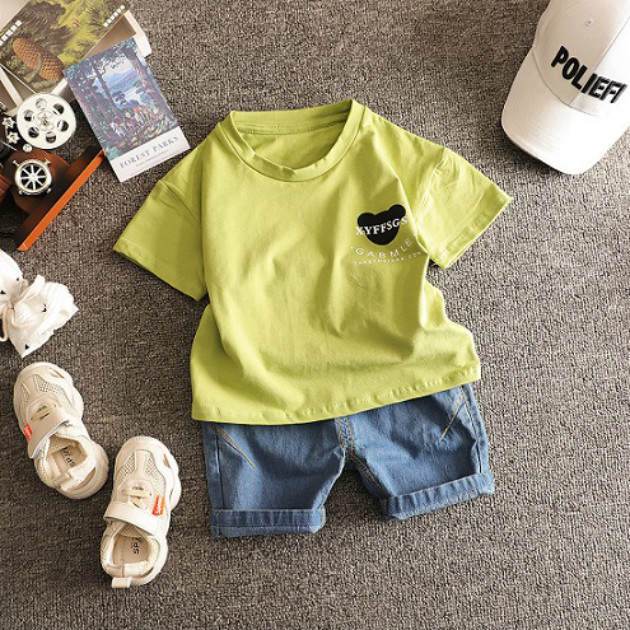 Kids Designer Clothing Boys Fashion Clothing Set Summer T Shirt + Shorts Two Pieces Brand Letter Print with Pattern Boy New T-shirts Tops, Black
Kids Designer Clothing Boys Fashion Clothing Set Summer T Shirt + Shorts Two Pieces Brand Letter Print with Pattern Boy New T-shirts Tops, Black