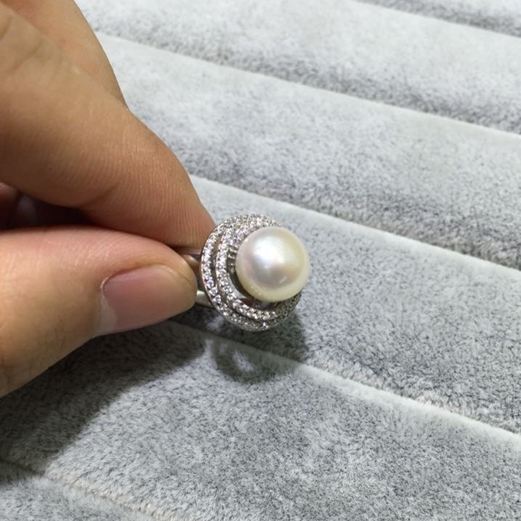 Cluster Rings Freshwater Large Pearl Ring Perfect 925 Silver Adjustable Hand Jewelry With Box
Cluster Rings Freshwater Large Pearl Ring Perfect 925 Silver Adjustable Hand Jewelry With Box