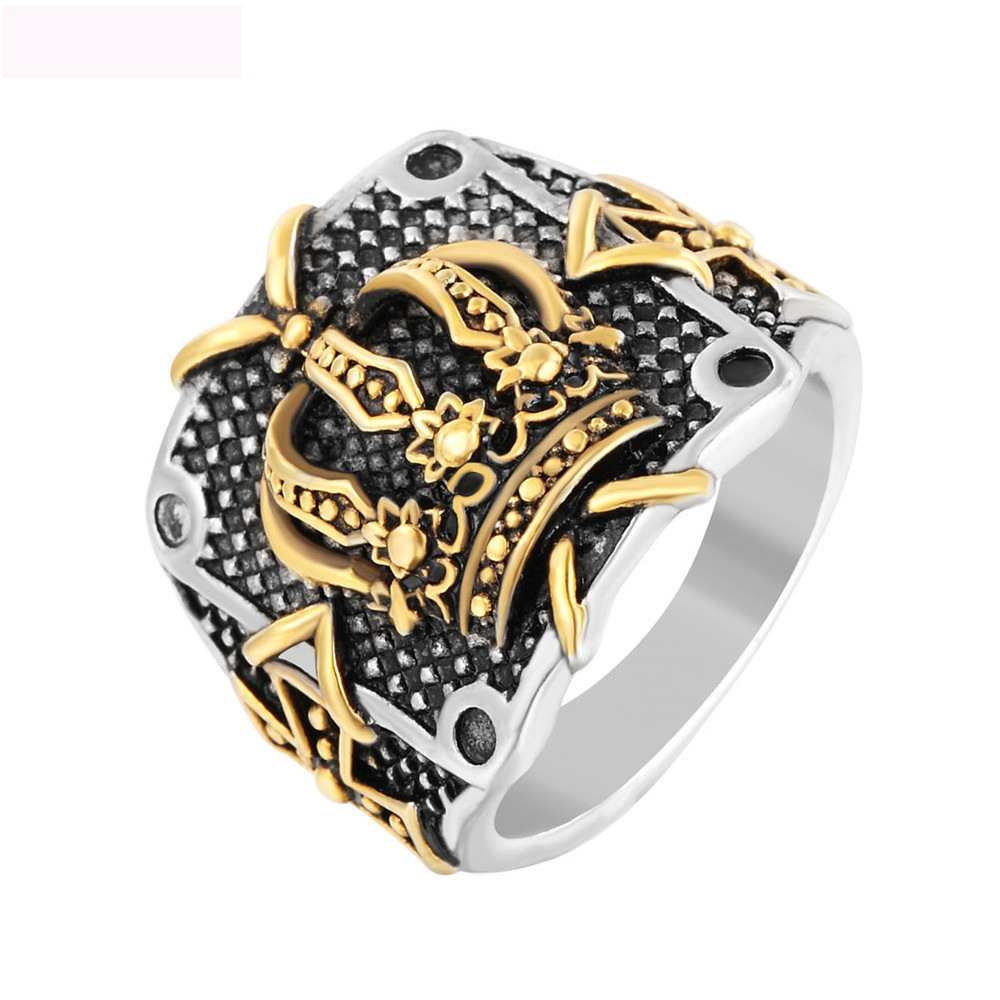New 316L Titanium steel nails rings crown design Rings size for men brand jewelry free shipping
New 316L Titanium steel nails rings crown design Rings size for men brand jewelry free shipping