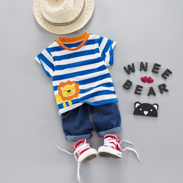 Summer Toddler Boy Girl Clothing Short Sleeve T shirt + Jeans Suit Children Clothing Boys Outfit 1-4 Years, Grass green
Summer Toddler Boy Girl Clothing Short Sleeve T shirt + Jeans Suit Children Clothing Boys Outfit 1-4 Years, Grass green