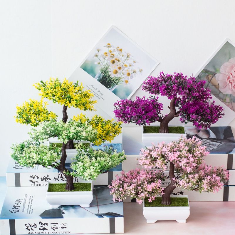Artificial Plants Bonsai small pine tree fake plastic plants with pot for home/room/garden decorations Simulation art Ornament, Cuisong pink
Artificial Plants Bonsai small pine tree fake plastic plants with pot for home/room/garden decorations Simulation art Ornament, Cuisong pink